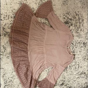 Purplish pink blouse